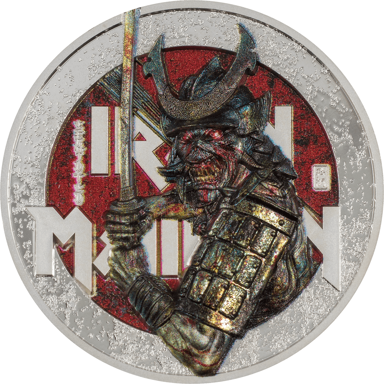 SENJUTSU Iron Maiden 2 Oz Silver Coin $10 Cook Islands 2022