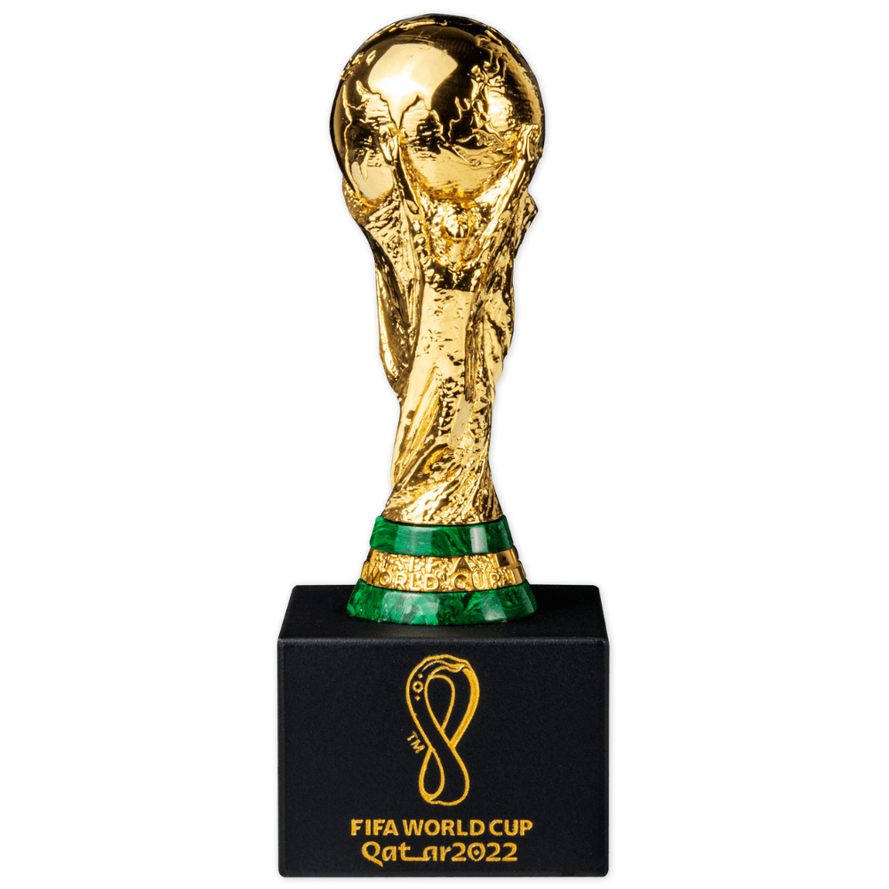 Replica soccer world cup trophy