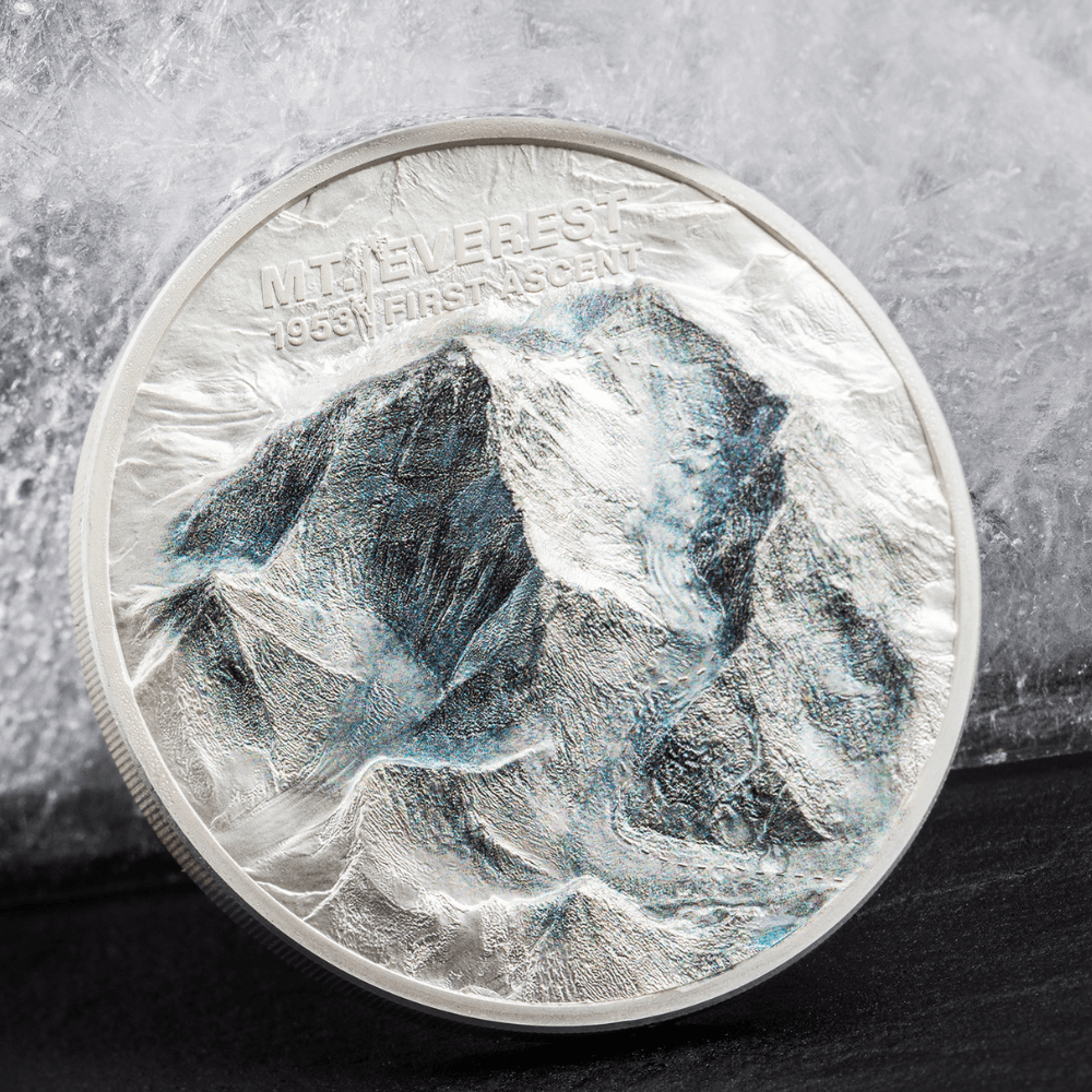 Conquering Heights: Commemorating the First Ascent of Mount Everest - PARTHAVA COIN