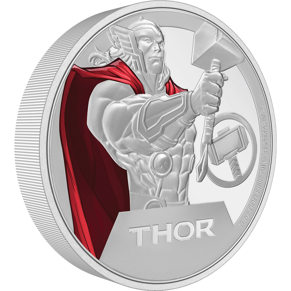 THOR Marvel 3 Oz Silver Coin $10 Niue 2023 - PARTHAVA COIN