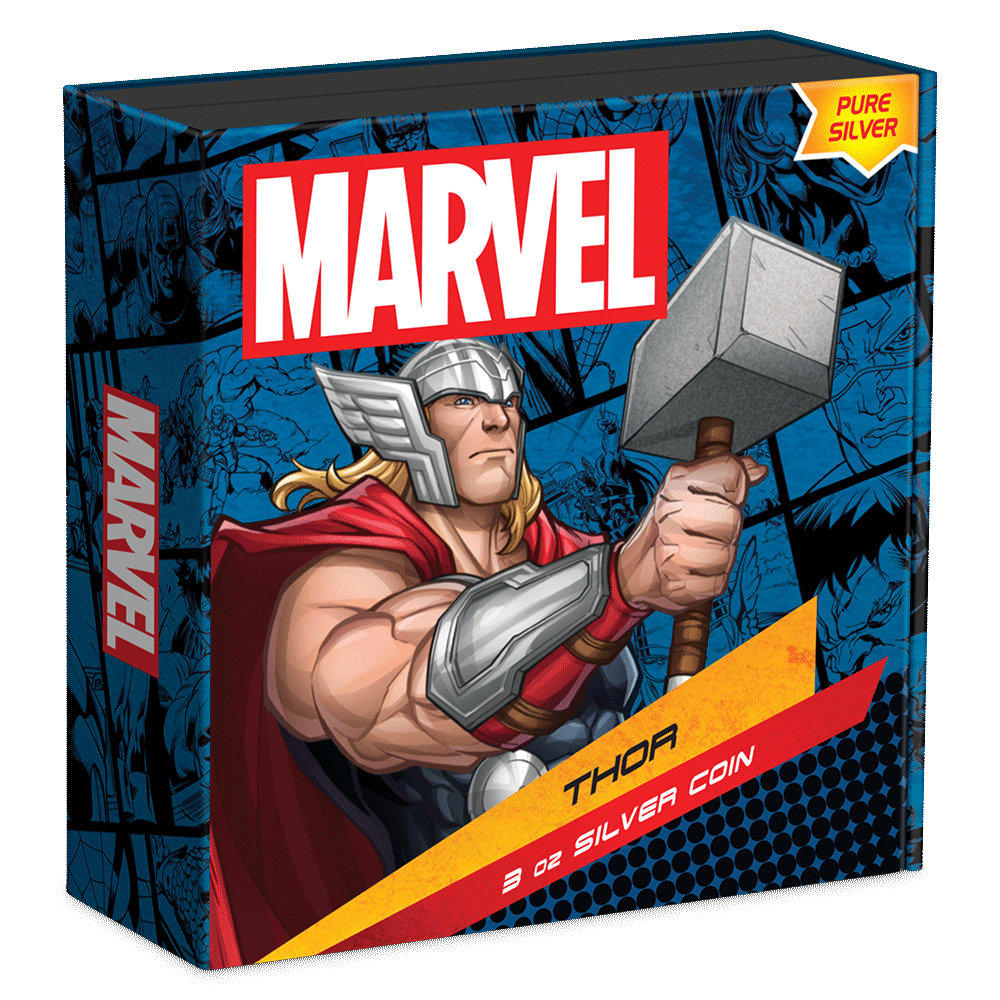 THOR Marvel 3 Oz Silver Coin $10 Niue 2023 - PARTHAVA COIN