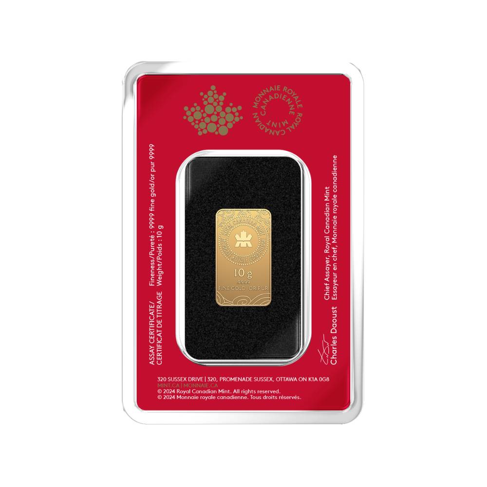 2025 Lunar Year of the Snake – 10 g 99.99% Pure Gold Bar (Premium Bullion) - PARTHAVA COIN