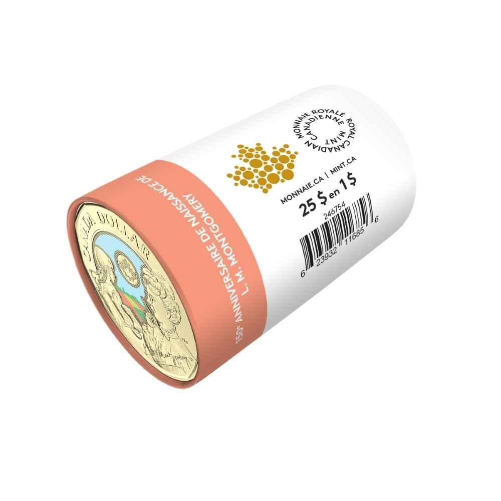 2024 $1 150th Anniversary of the Birth of L. M. Montgomery Colourized Special Wrap Roll - PARTHAVA COIN