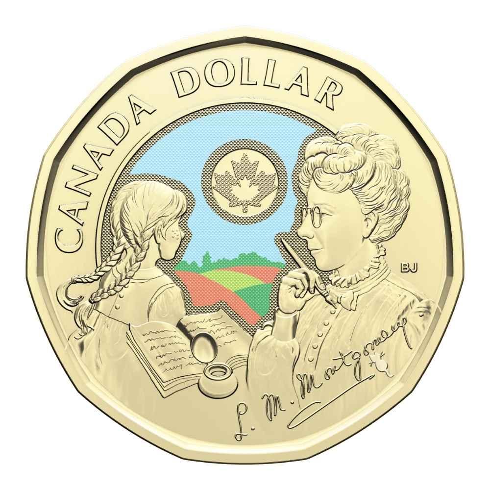 2024 $1 150th Anniversary of the Birth of L. M. Montgomery Colourized Special Wrap Roll - PARTHAVA COIN