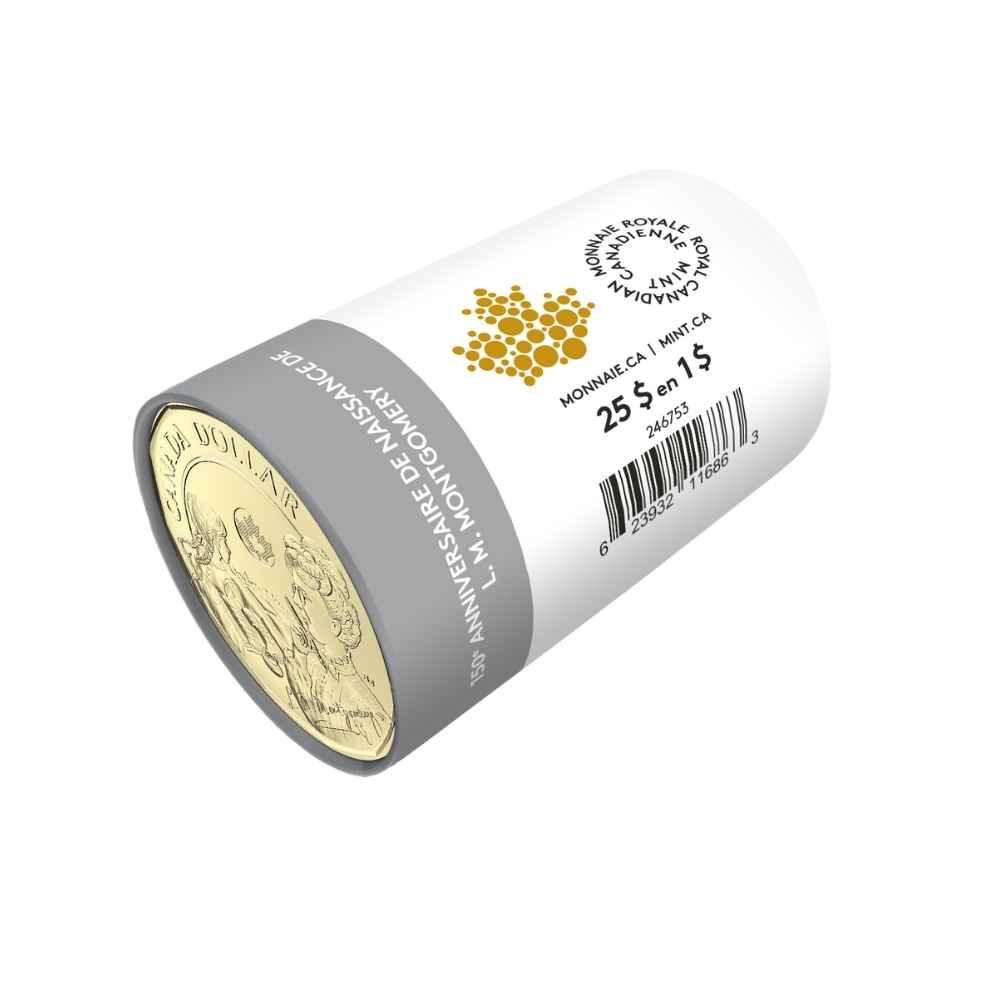 2024 $1 150th Anniversary of the Birth of L. M. Montgomery Non-colourized Special Wrap Roll - PARTHAVA COIN