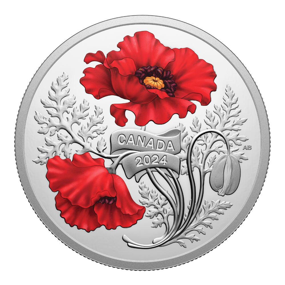 Remembrance Day 1 Oz Silver Coin $20 Canada 2024 - PARTHAVA COIN