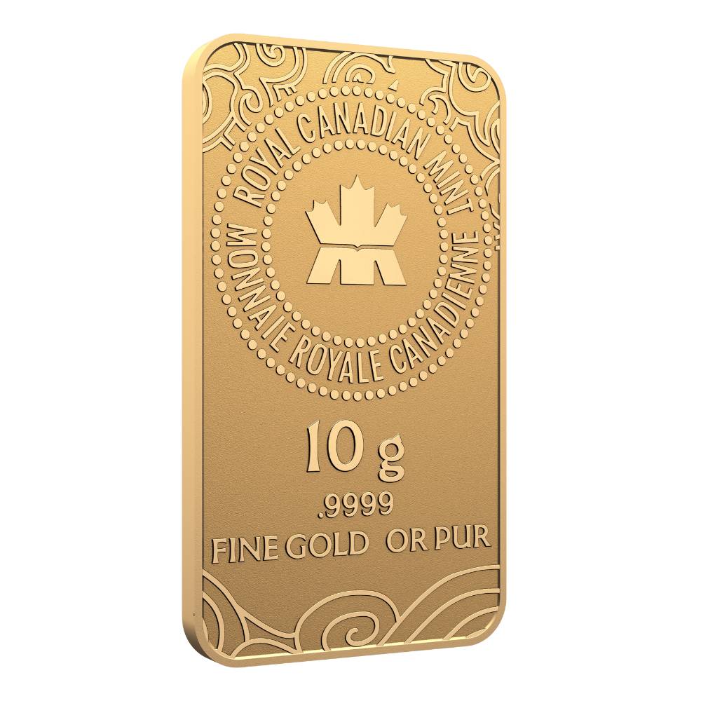 2025 Lunar Year of the Snake – 10 g 99.99% Pure Gold Bar (Premium Bullion) - PARTHAVA COIN