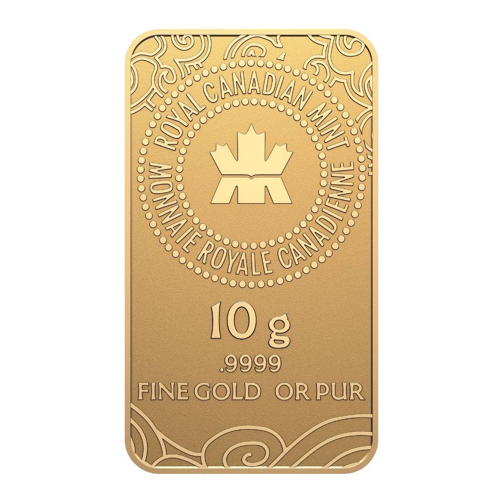 2025 Lunar Year of the Snake – 10 g 99.99% Pure Gold Bar (Premium Bullion) - PARTHAVA COIN