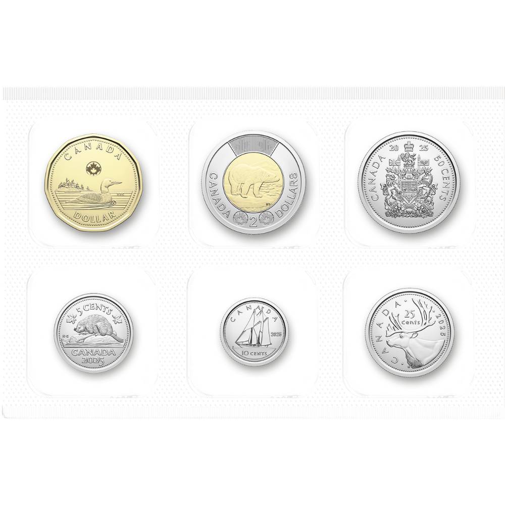 Classic Uncirculated Coin Set 2025 Canada - PARTHAVA COIN