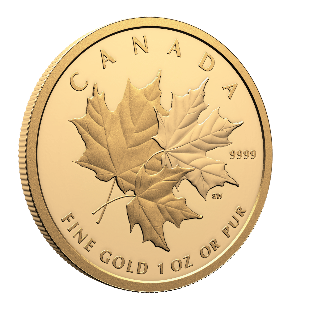 Triple Maple 1 Oz Pure Gold Coin Canada 2025 - PARTHAVA COIN