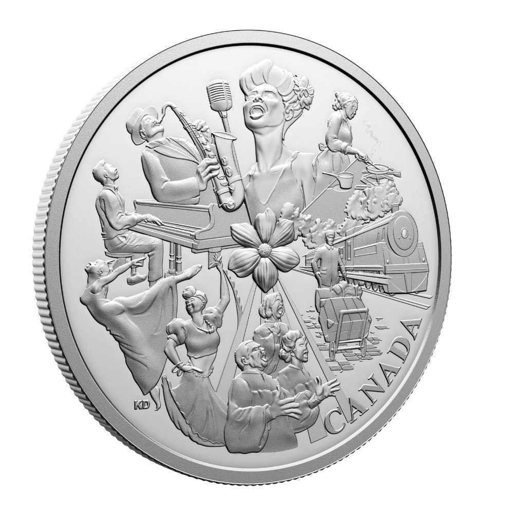 Commemorating Black History: Hogan’s Alley 1 Oz Fine Silver Coin Canada 2025 - PARTHAVA COIN