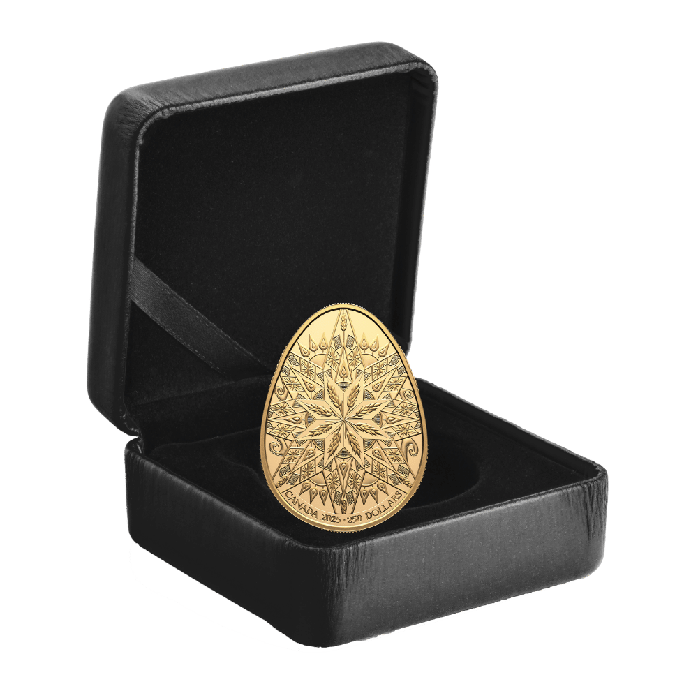 Pysanka Pure Gold Coin Canada 2025 - PARTHAVA COIN