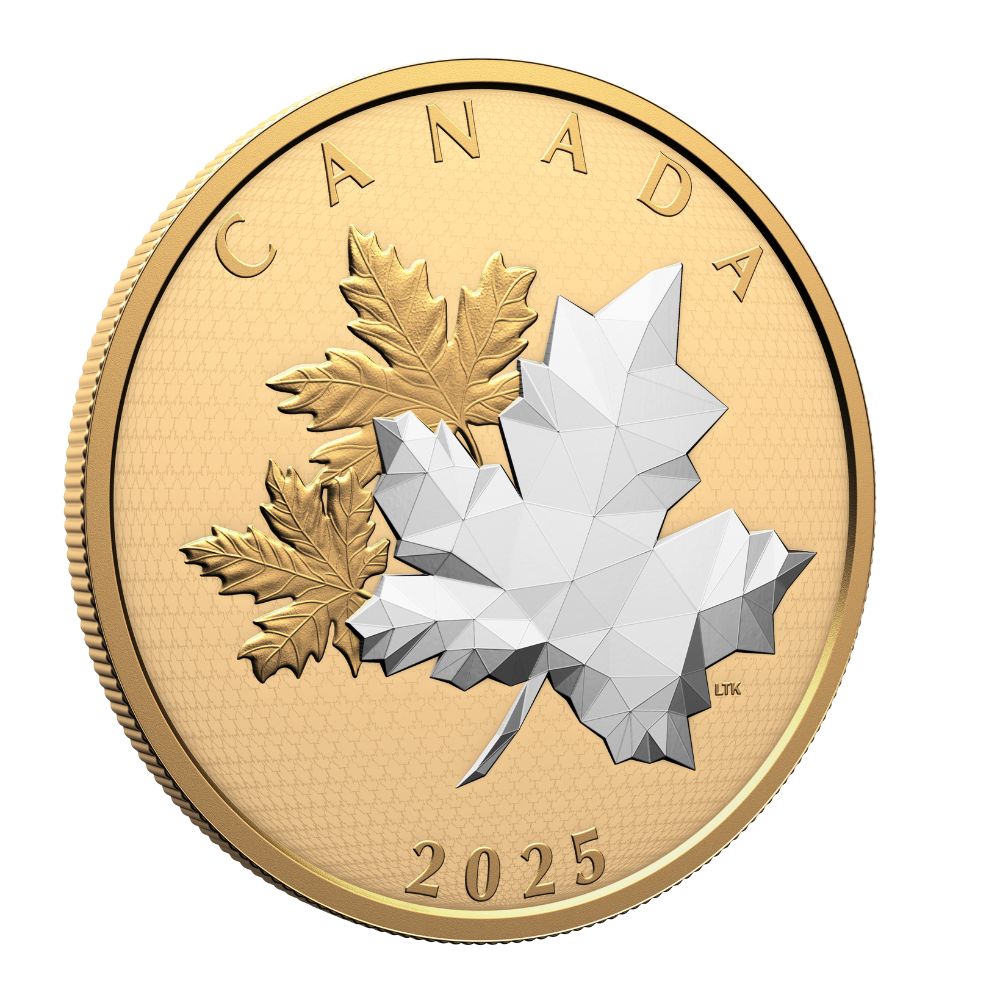 Maple Leaves in Motion 5 oz Fine Silver Coin Canada 2025 - PARTHAVA COIN