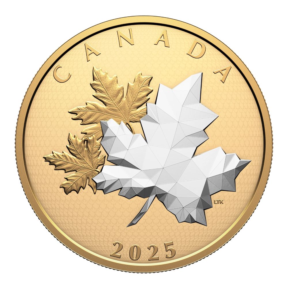 Maple Leaves in Motion 5 oz Fine Silver Coin Canada 2025 - PARTHAVA COIN