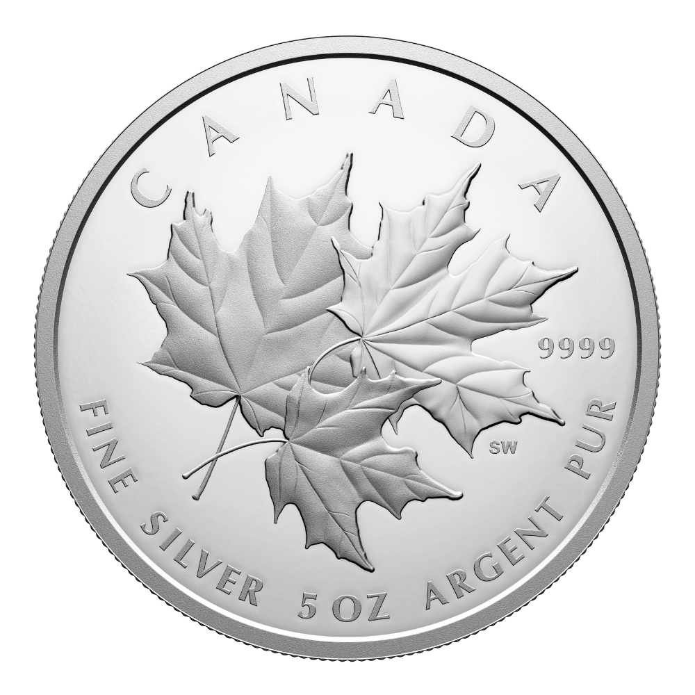 Triple Maple 5 Oz Fine Silver Coin Canada 2025 - PARTHAVA COIN