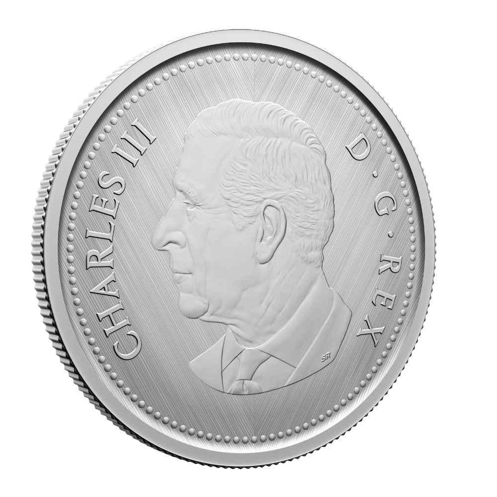 25 Cent Tribute: W Mint Mark Caribou Pure Silver Coin 2024 Canada - PARTHAVA COIN