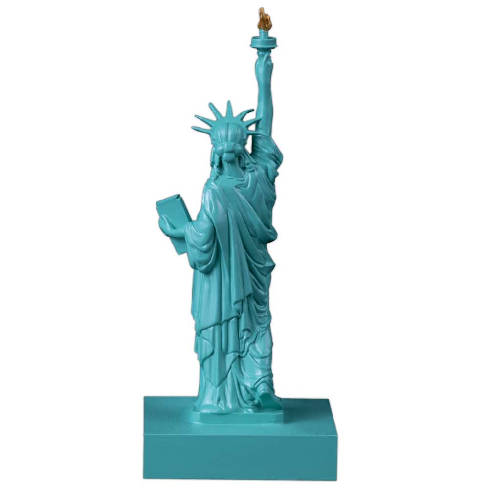 3D STATUE OF LIBERTY 5 Oz Silver Coin $10 Samoa 2024 - PARTHAVA COIN