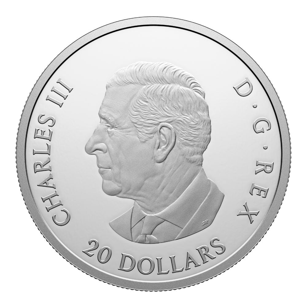 80ᵗʰ Anniversary of the End of the Second World War in Europe 1 Oz Silver Coin $20 Canada 2025