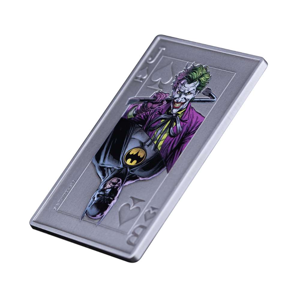 BATMAN VS JOKER 2 Oz Silver Coin $5 Samoa 2024 - PARTHAVA COIN