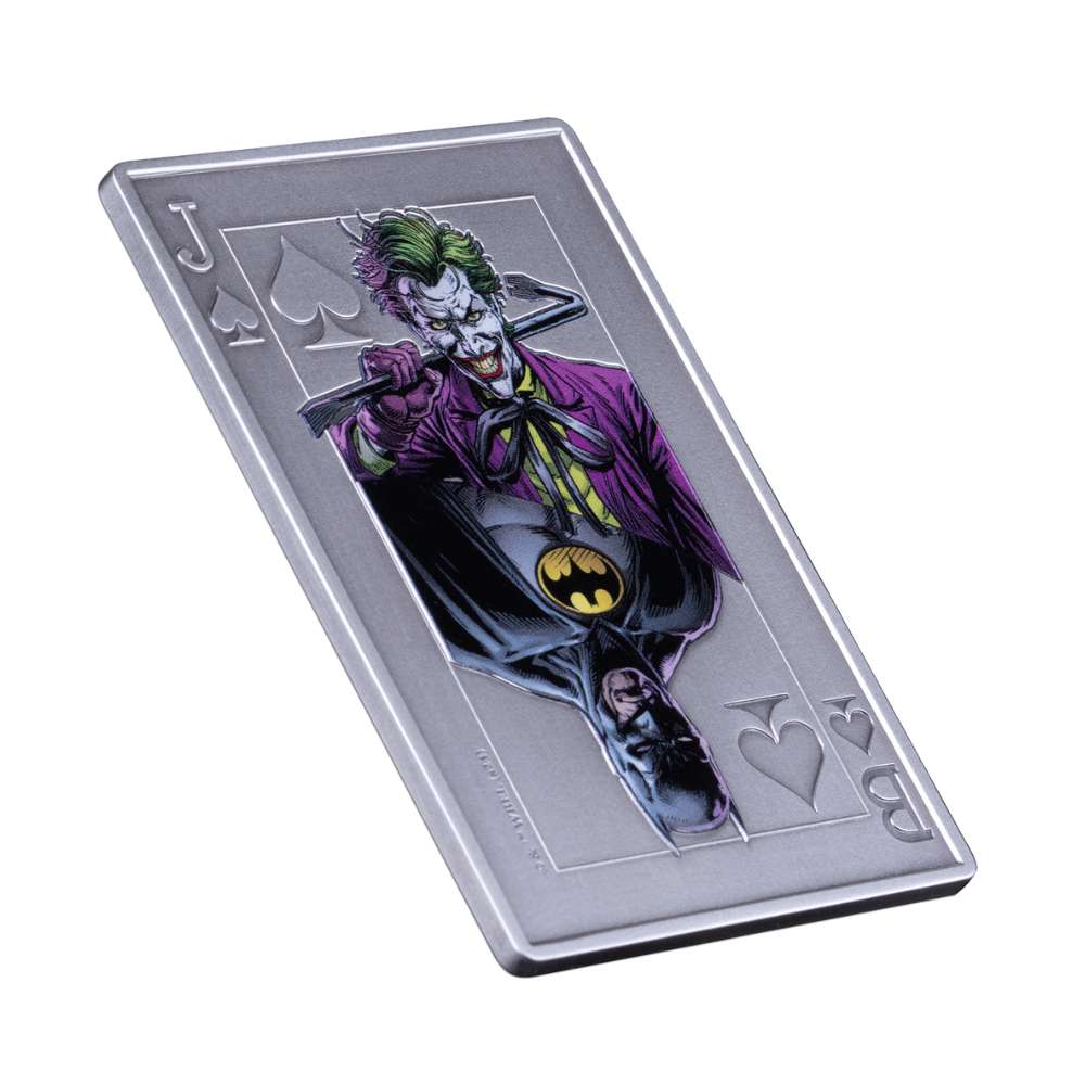 BATMAN VS JOKER 2 Oz Silver Coin $5 Samoa 2024 - PARTHAVA COIN