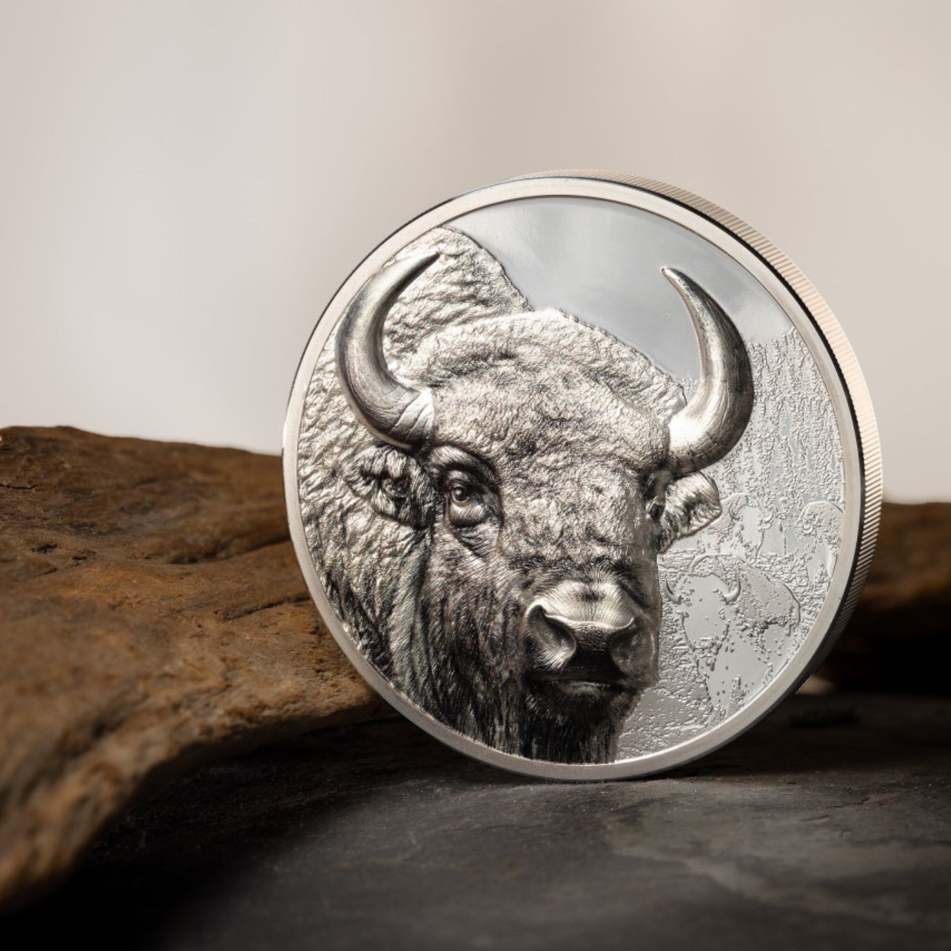 Bison Wild Mongolia 3 Oz Silver Coin 2025 - PARTHAVA COIN