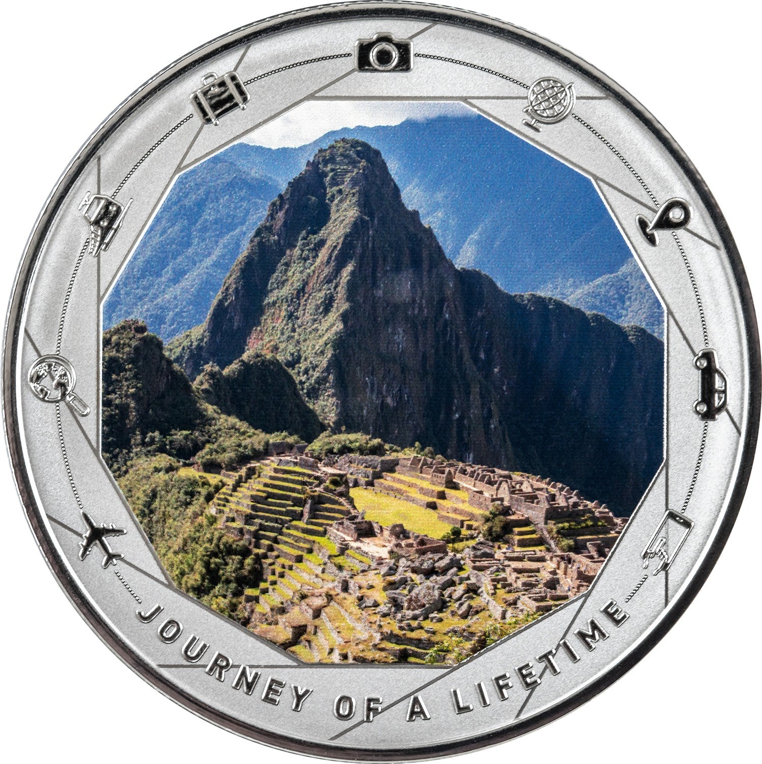 MACHU PICCHU Journey of Lifetime 1 Oz Silver Coin 1000 Francs Cameroon 2025 - PARTHAVA COIN