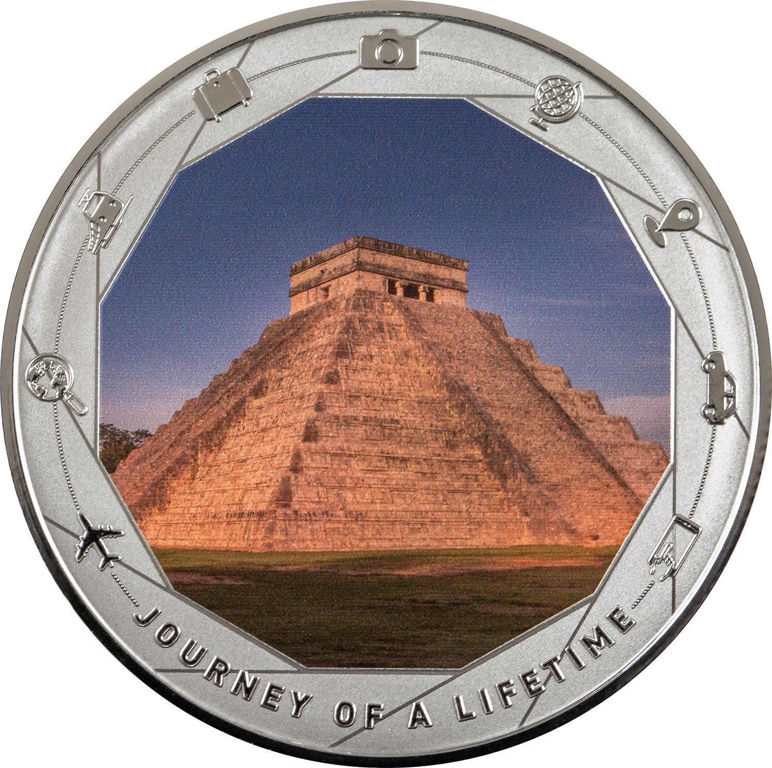 CHICHEN ITZA Journey of Lifetime 1 Oz Silver Coin 1000 Francs Cameroon 2025 - PARTHAVA COIN