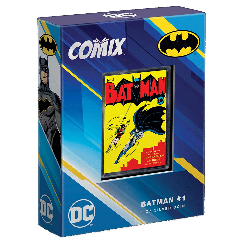 COMIX™ BATMAN™ #1 1 Oz Silver Coin