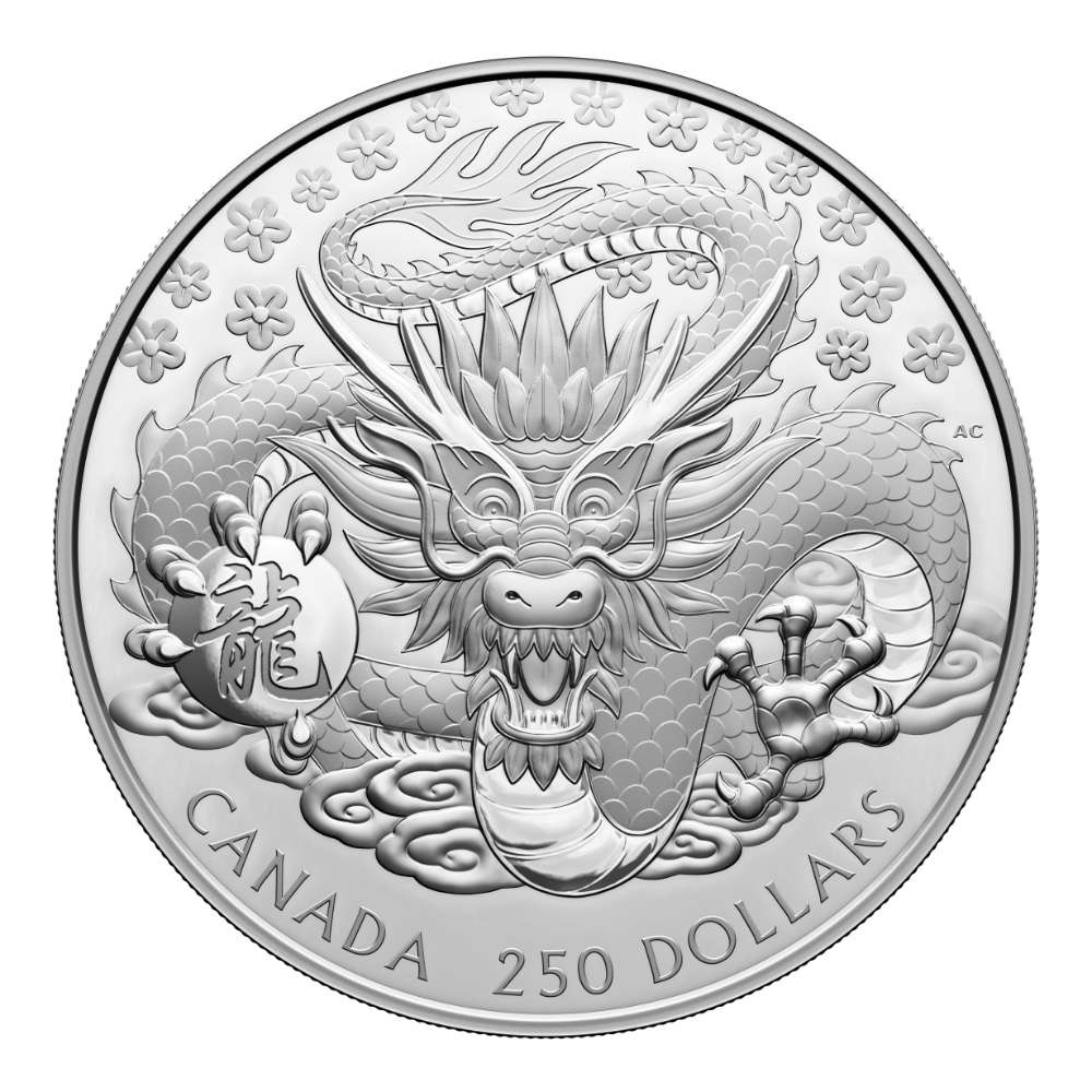 DRAGON Lunar Year 1 Kg Kilo Silver Coin - PARTHAVA COIN