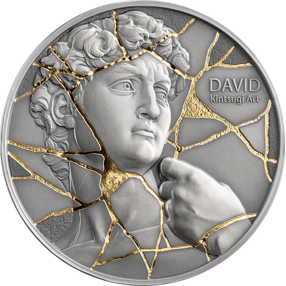 David Kintsugi Art 2 Oz Silver Coin 2025- PARTHAVA COIN