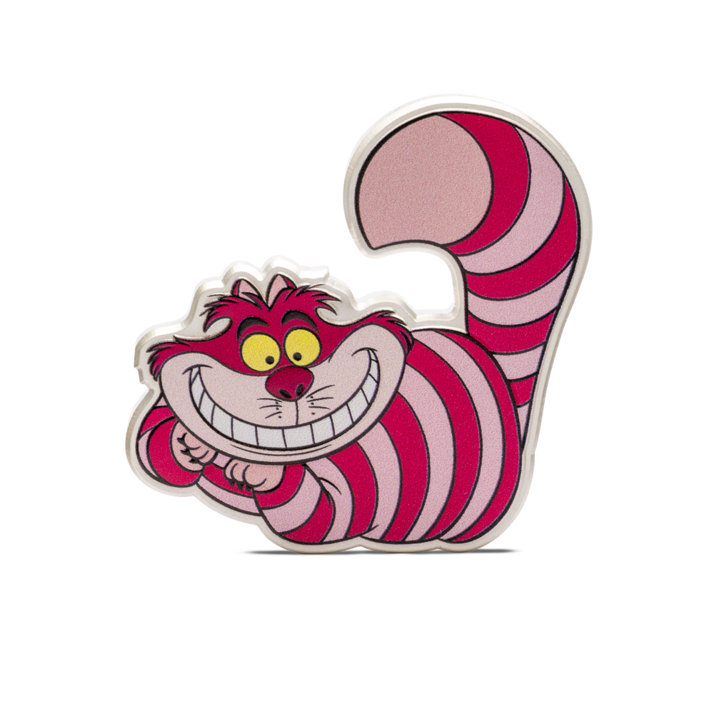 CHESHIRE CAT Disney Alice in Wonderland 2 Oz Silver Coin $3 Niue 2025 - PARTHAVA COIN