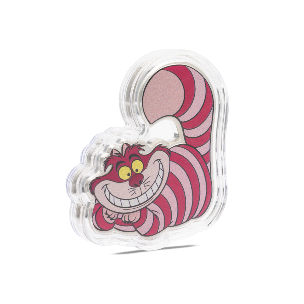 CHESHIRE CAT Disney Alice in Wonderland 2 Oz Silver Coin $3 Niue 2025 - PARTHAVA COIN