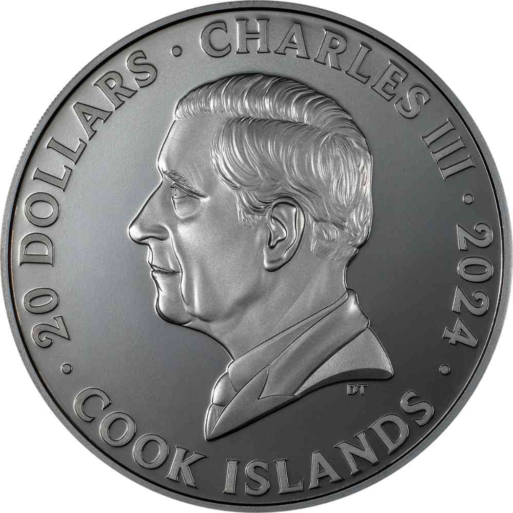 EDDIE Iron Maiden Best of Eddie 3 Oz Silver Coin $20 Cook Islands 2024