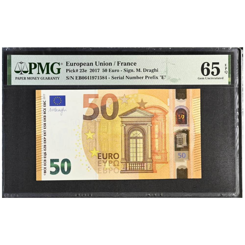 France 50 Euro 2017 Pick 23e Gem UNC 65 EPQ