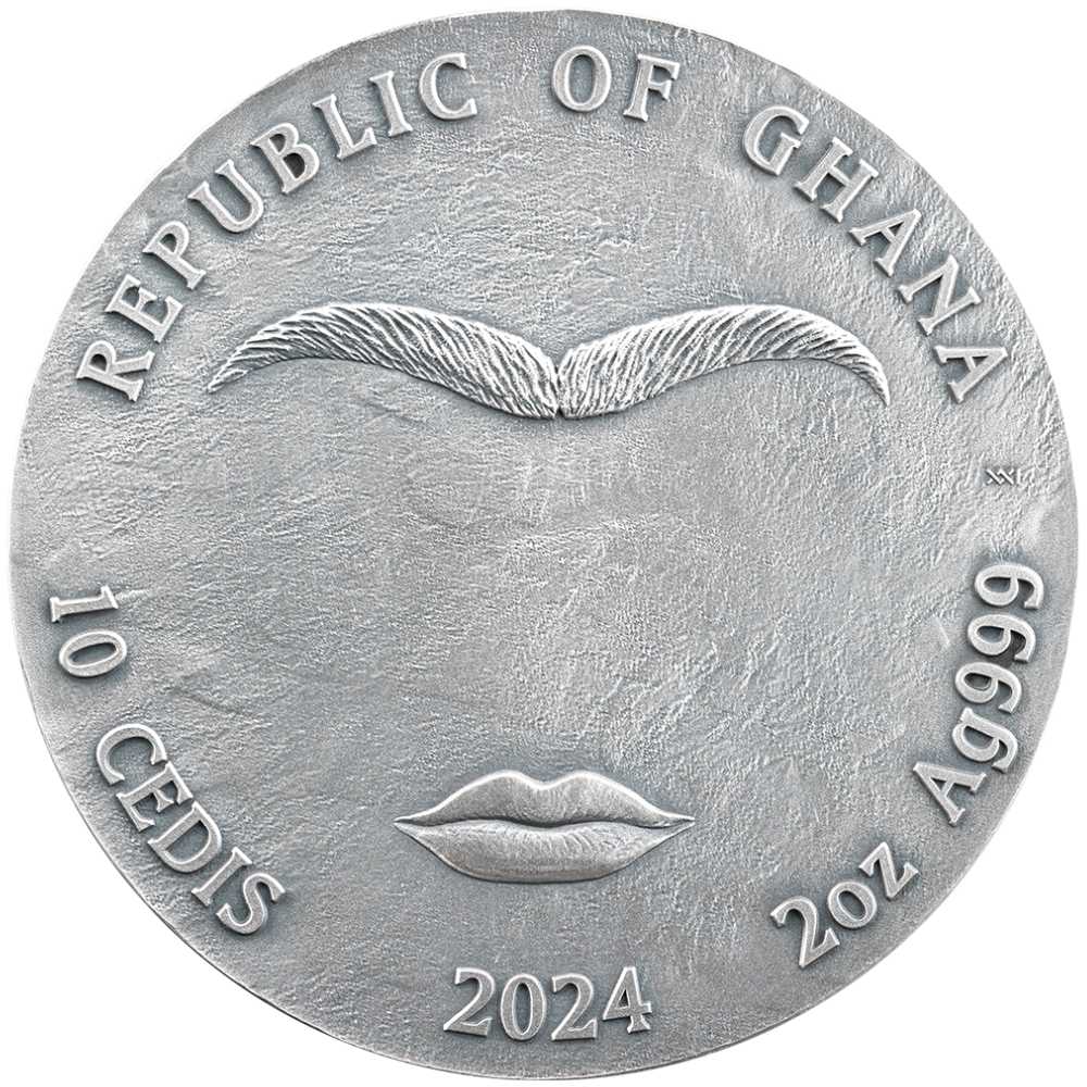 FRIDA 2 Oz Silver Coin 10 Cedis Ghana 2024 - PARTHAVA COIN