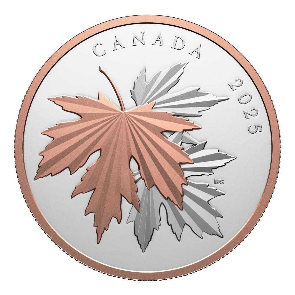 GLEAMING MAPLE LEAVES 10 Oz Fine Silver Coin - PARTHAVA COIN