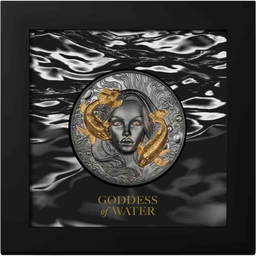 GODDESS OF WATER Greek Mythology 2 Oz Silver Coin $10 Palau 2024