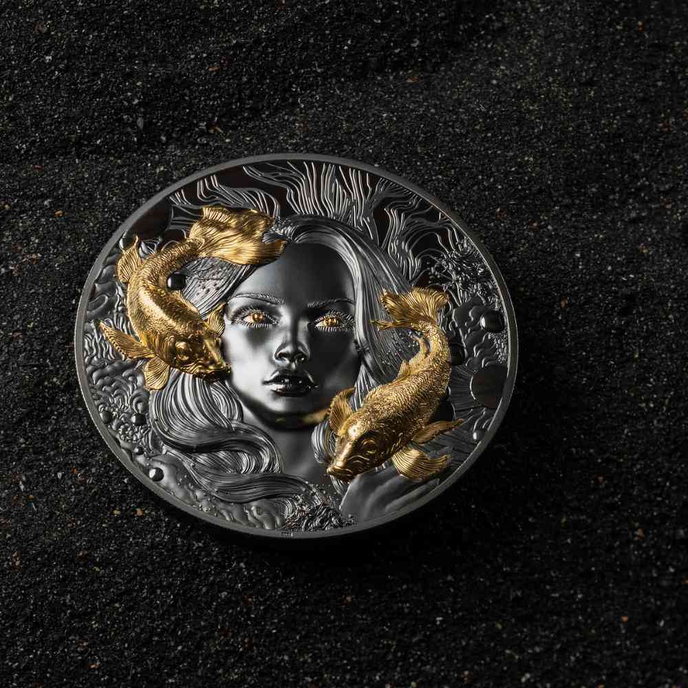 GODDESS OF WATER Greek Mythology 2 Oz Silver Coin $10 Palau 2024