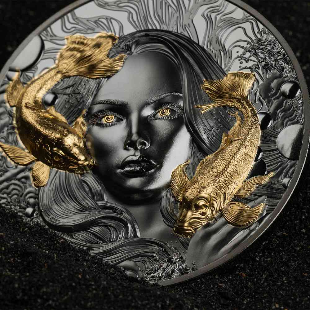 GODDESS OF WATER Greek Mythology 2 Oz Silver Coin $10 Palau 2024