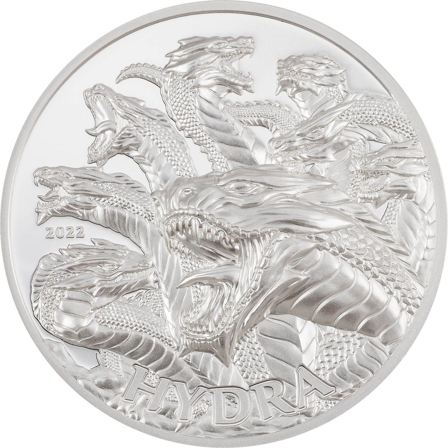 HYDRA Mythical Creatures 1 Oz Silver Coin 1000 Shillings Tanzania 2022