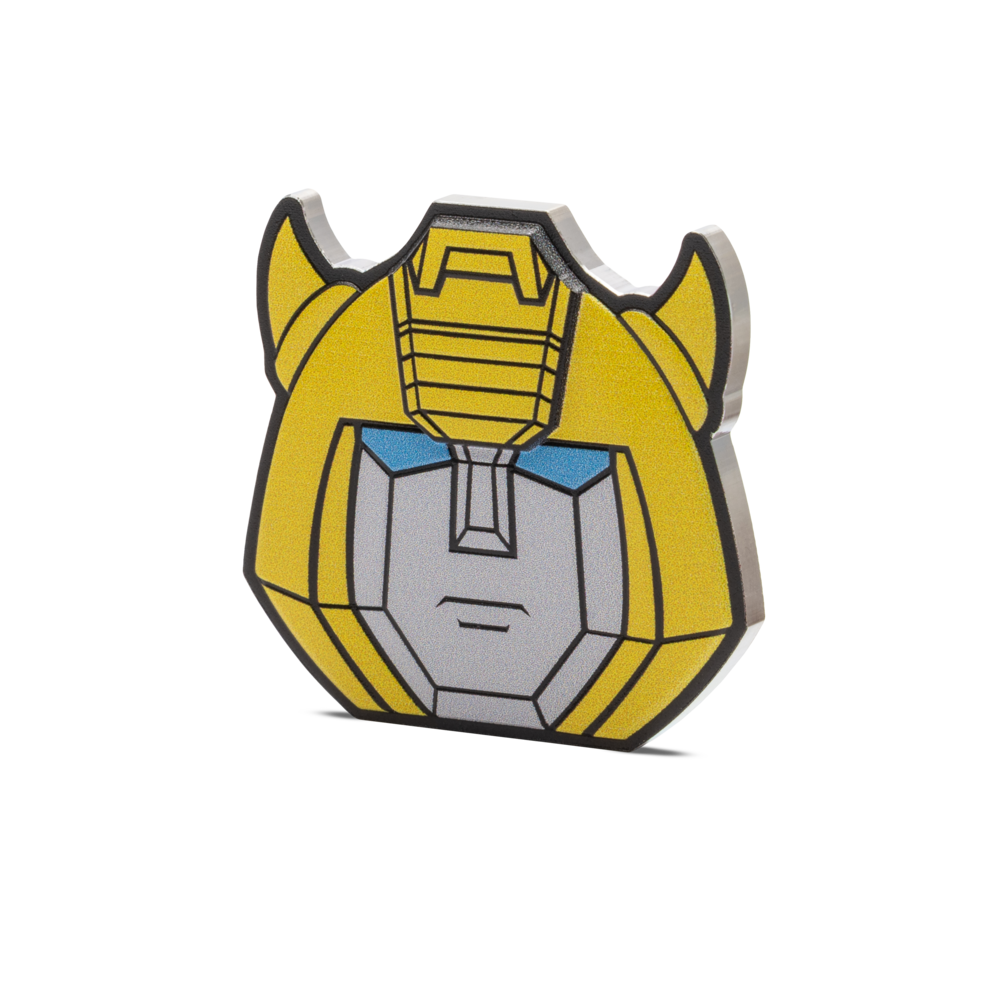 BUMBLEBEE Transformers Heads 1 Oz Silver Coin $2 Niue 2025 - PARTHAVA COIN