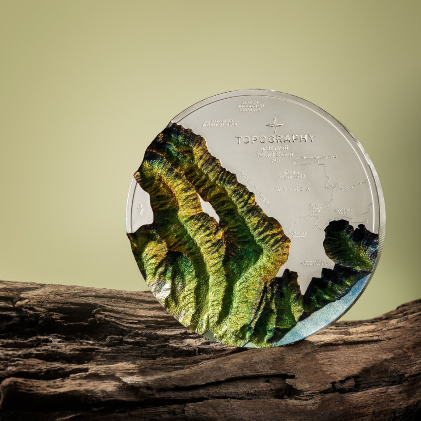 Hawaii Topography 1 Kg Kilo Silver Coin 2025 - PARTHAVA COIN