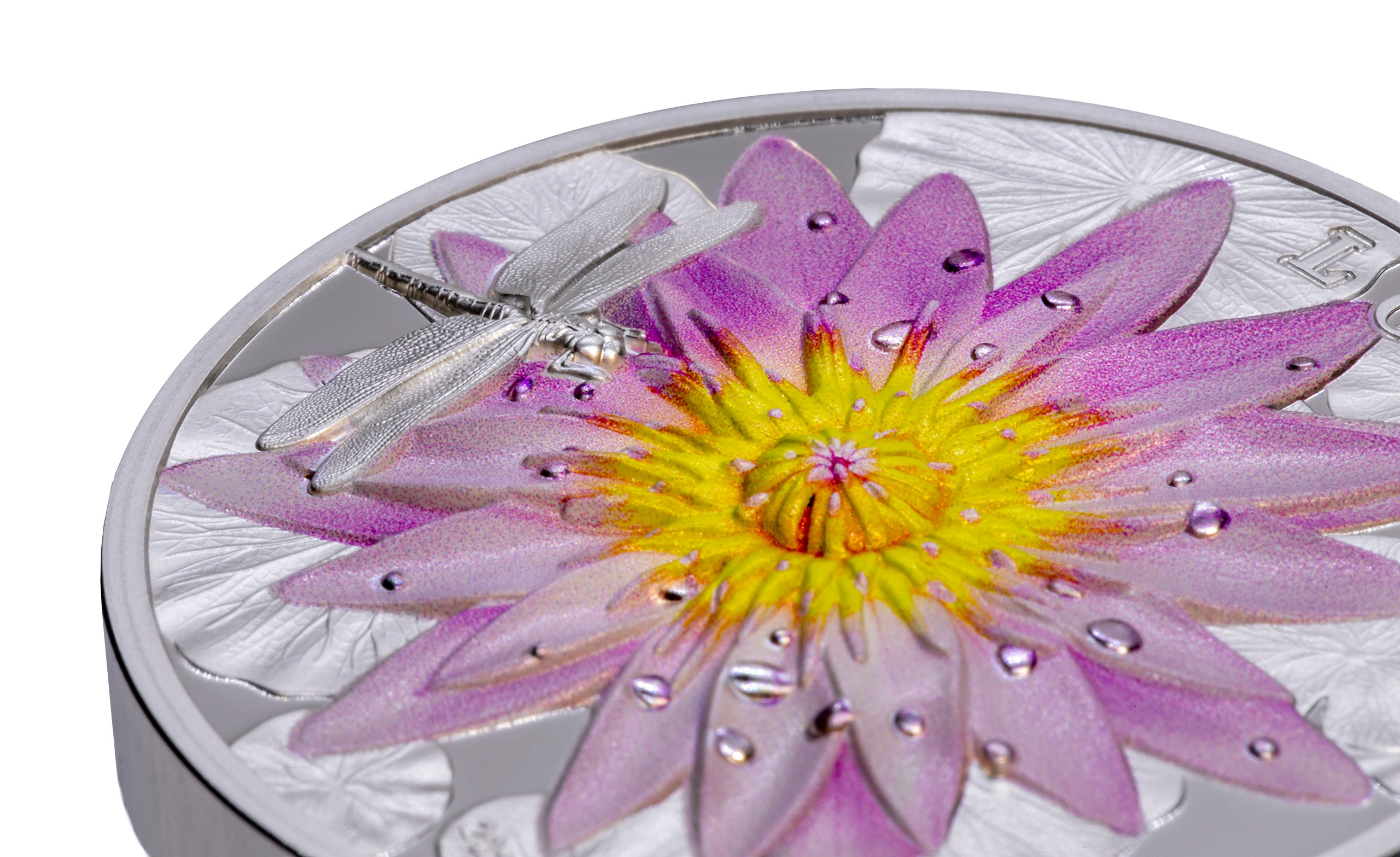 LOTUS Flowers 2 Oz Silver Coin $10 Palau 2022