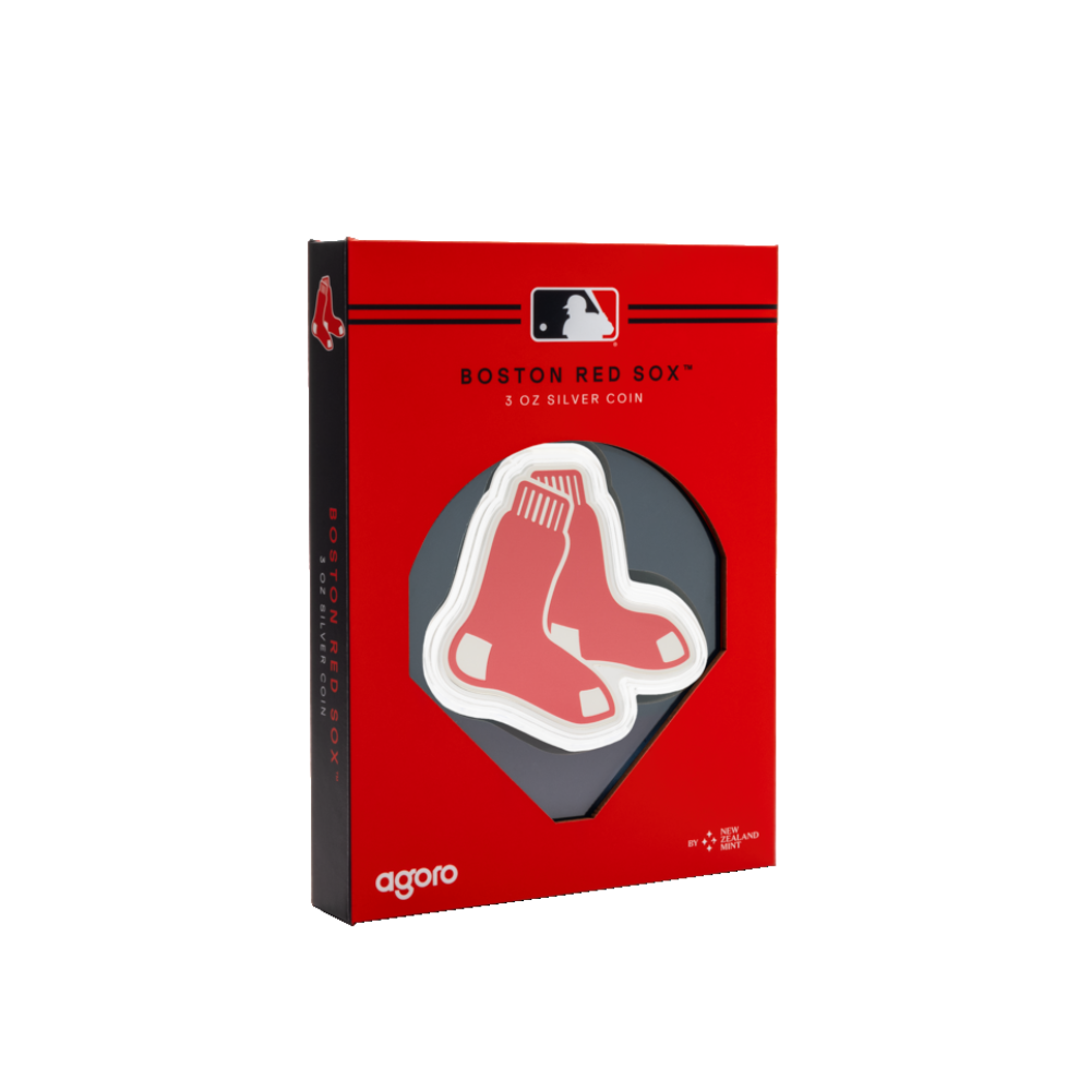 BOSTON RED SOX Major League Baseball® 3 Oz Silver Coin - PARTHAVA COIN