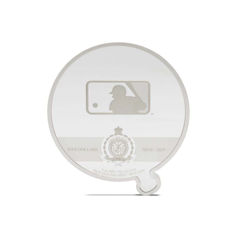 NEW YORK YANKEES Major League Baseball 3 Oz Silver Coin - PARTHAVA COIN