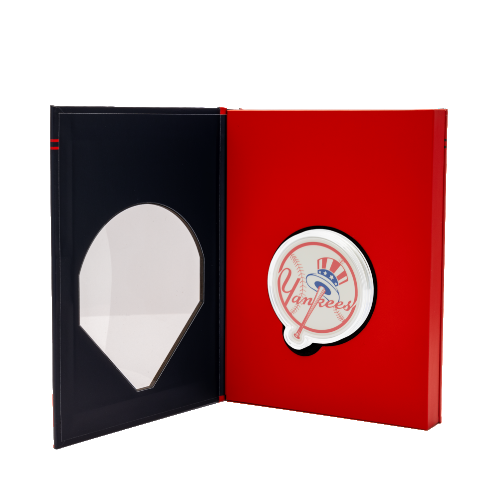 NEW YORK YANKEES Major League Baseball 3 Oz Silver Coin - PARTHAVA COIN