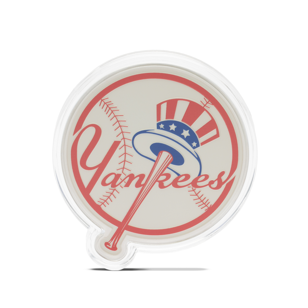 NEW YORK YANKEES Major League Baseball 3 Oz Silver Coin - PARTHAVA COIN