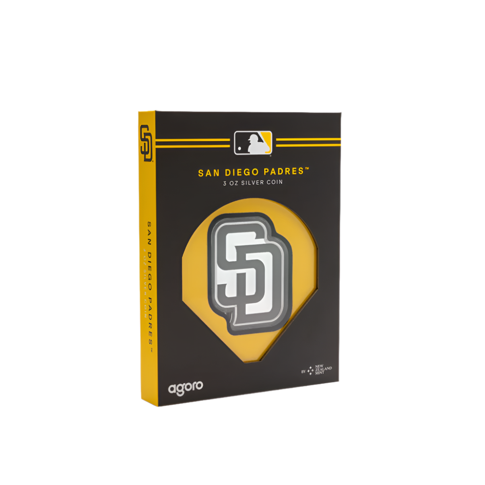 SAN DIEGO PADRES Major League Baseball® 3 Oz Silver Coin - PARTHAVA COIN