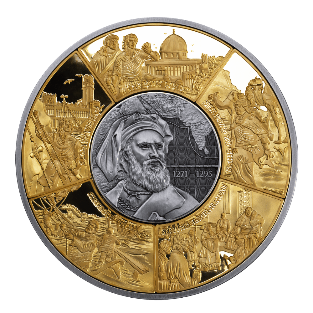 Marco Polo 5 Oz Silver Puzzle Coin 2025 - PARTHAVA COIN