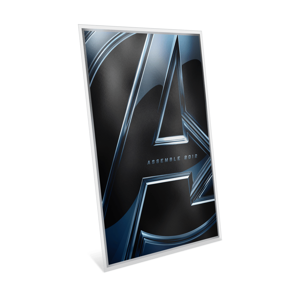 Marvel The Infinity Saga Phase One The Avengers Silver Collectible Foil reverse oblique - Agoro New Zealand Mint